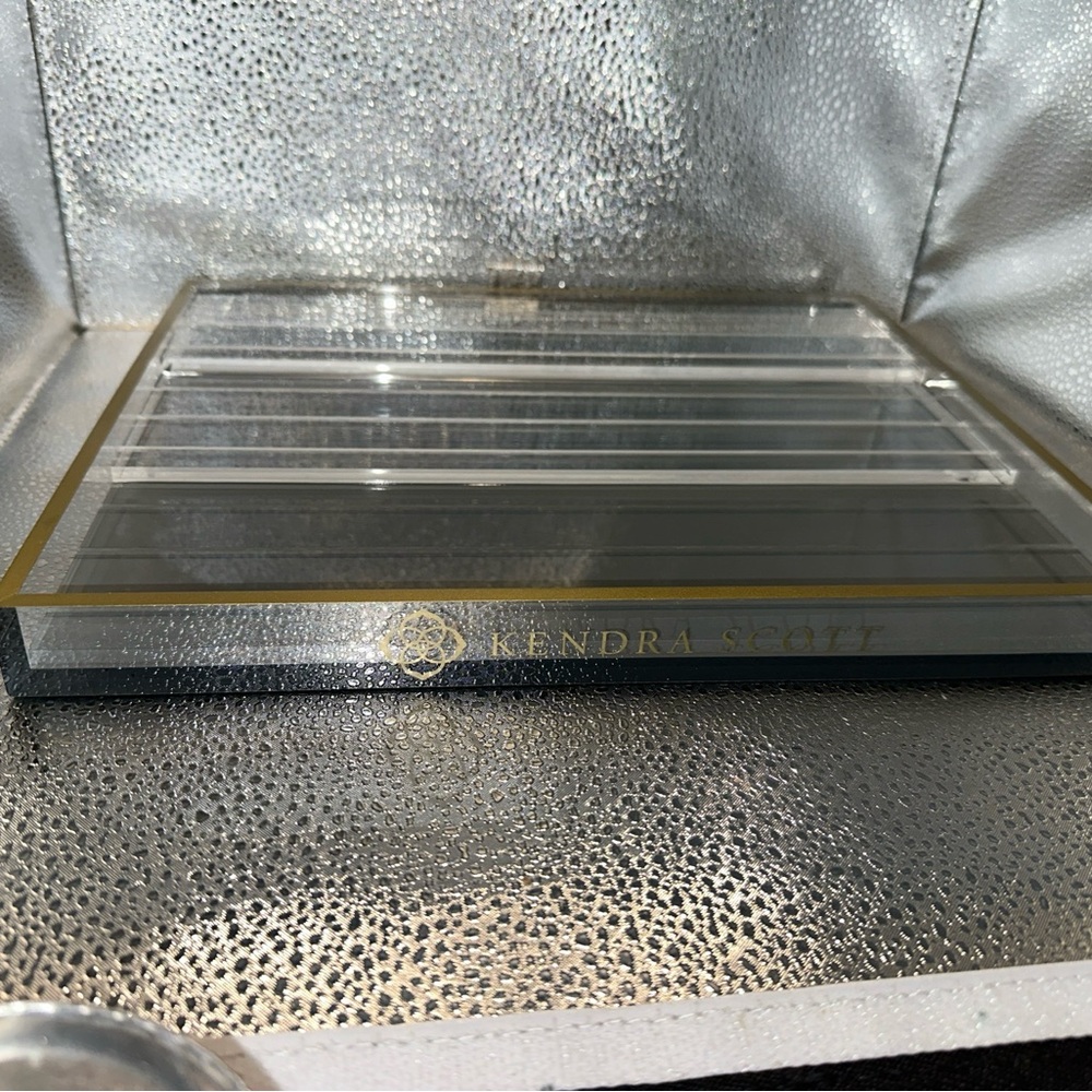 Kendra Scott Gray Jewelry/ perfume/ display acrylic Layer Tray